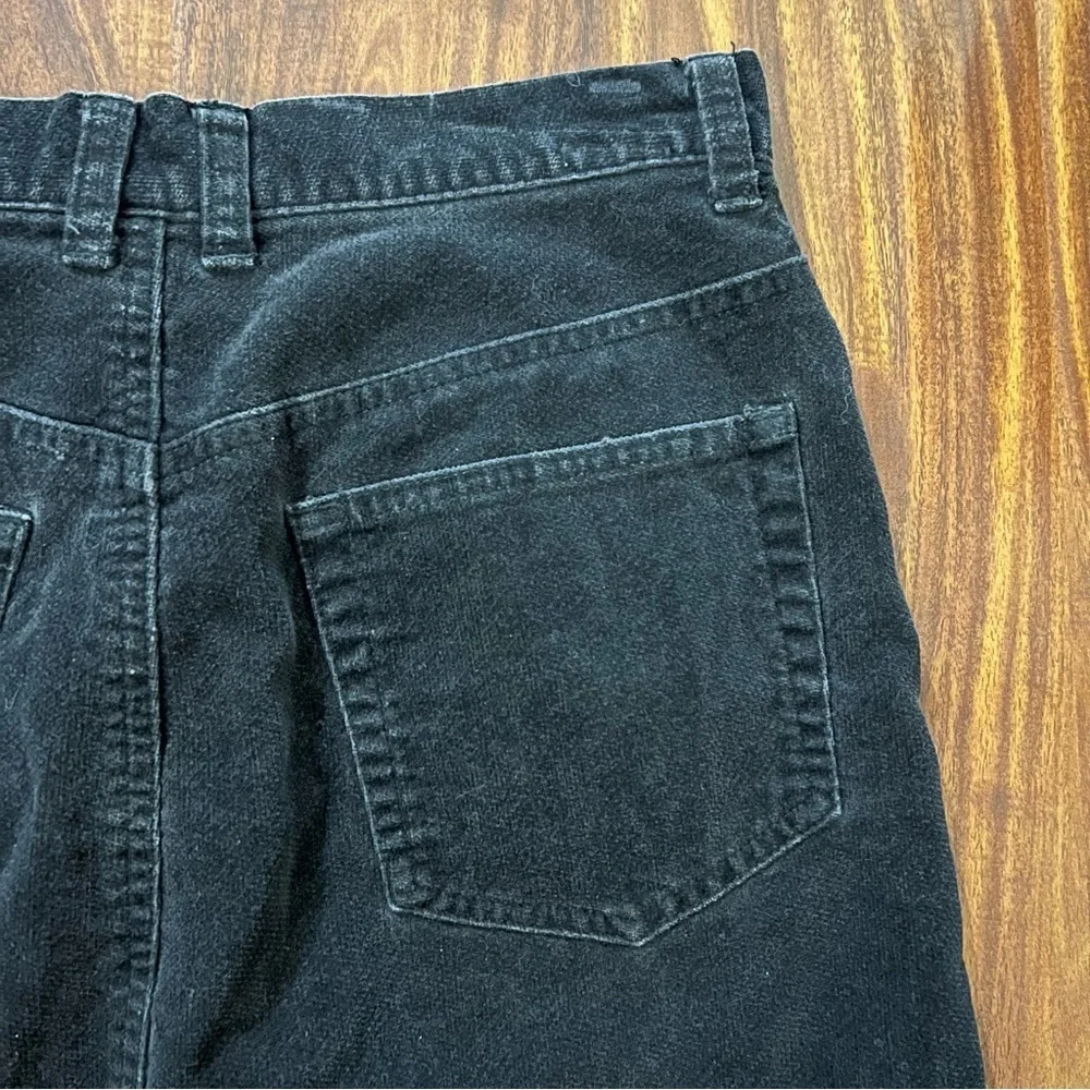 New York & Company NY Jeans Black Corduroy Mini Skirt size 8